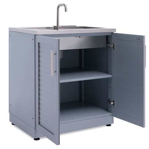 Outdoor Kitchen Aluminum Sink Cabinet