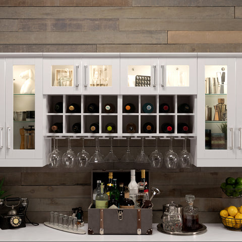 Home Bar Wall Wine Rack Cabinet 21 Newage Products