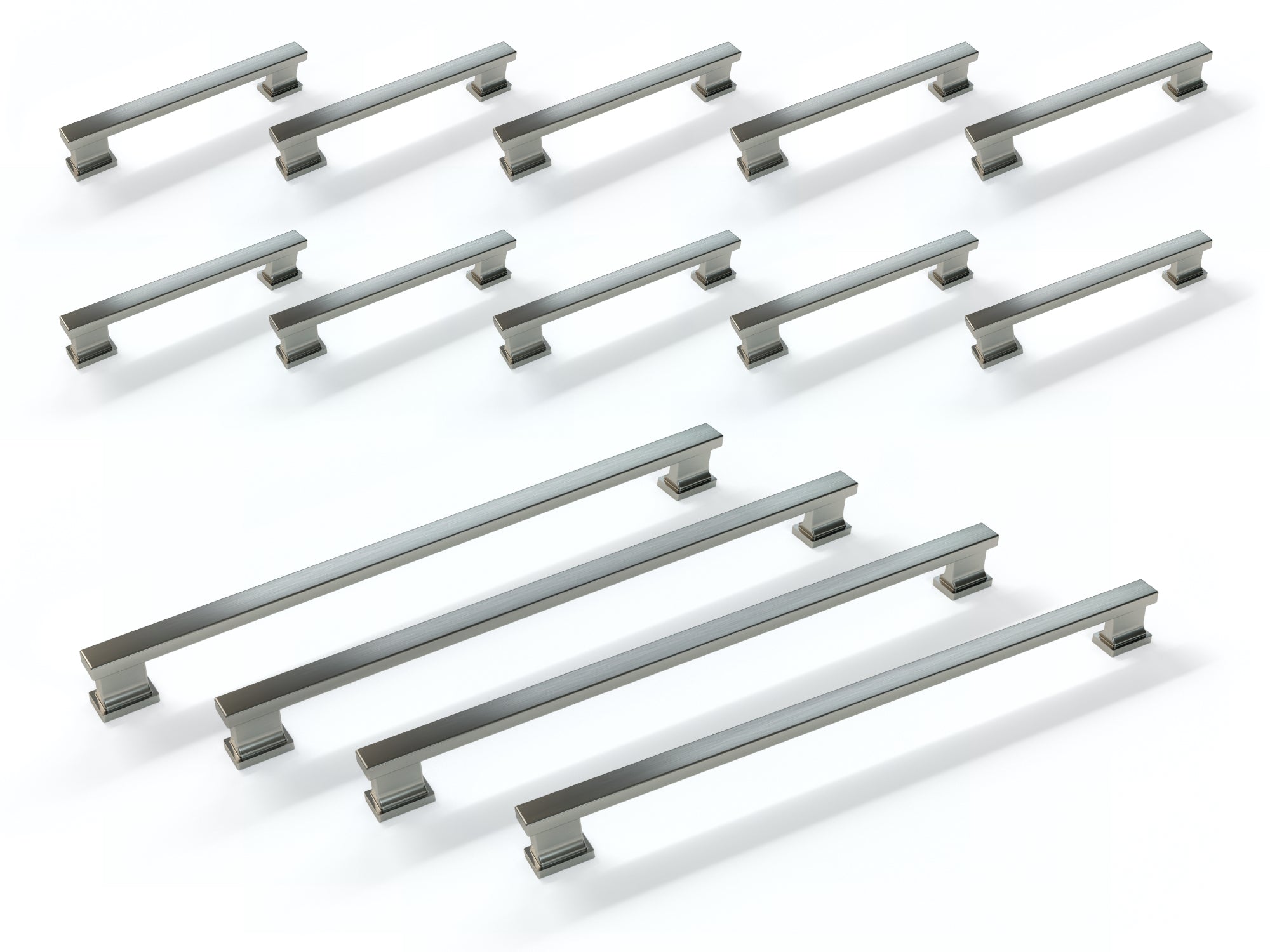 Contemporary Style Handle Pack (10 x Small Handle, 4 x Large Handle)