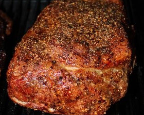 Roast Pork Butt on the grill.