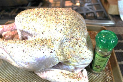 Whole Turkey with Rasot Turkey Seasoning