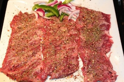 Beef Skirt Steak with Fajita Seasoning