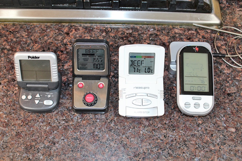 Variety of remote cooking thermometers