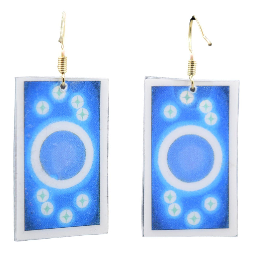 Holographic Tarot Card Earrings Dangle Drop Earrings Jewelry Valresa Com