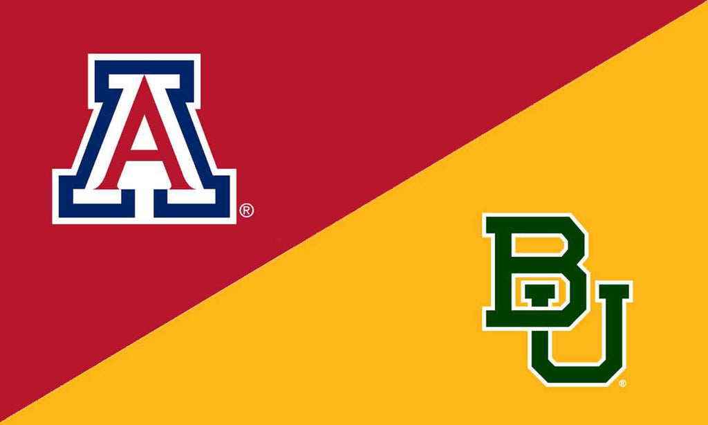 Arizona & Baylor House Divided Flag