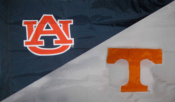 Auburn & Tennessee House Divided Flag