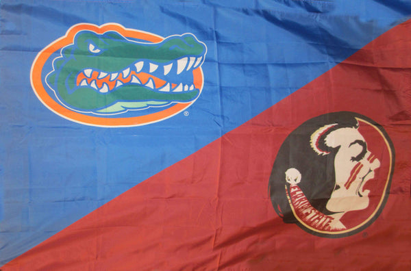 Florida & Florida State Silk Screened Flag