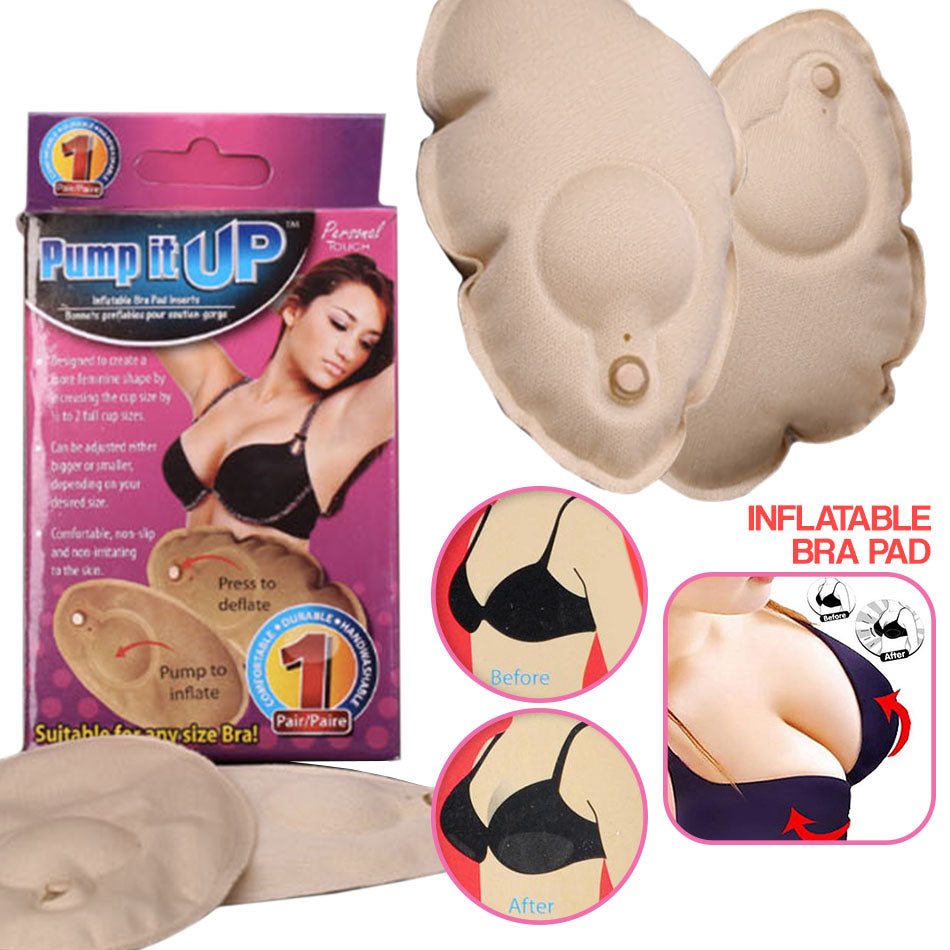 Miss Double Party Invisairpad Bra with Inflatable Air Pump Cups Bra 001