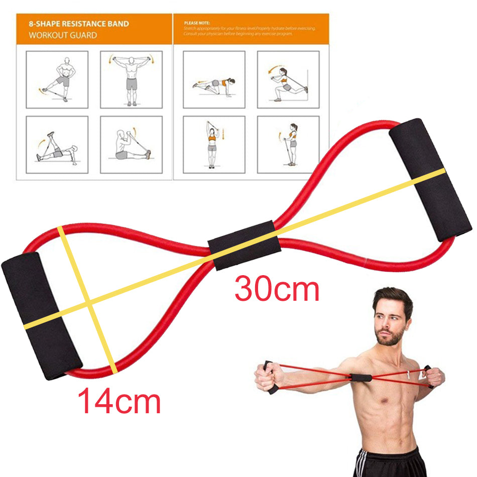 Yoga elastic resistance bands hot sale