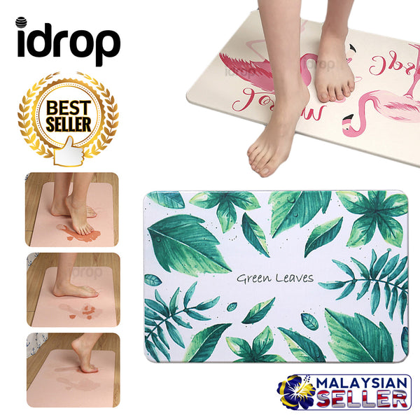 Idrop Diatom Home Water Absorption Bathroom Mat Idrop