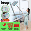 idrop 2 IN 1 Window Glass Wiper Telescopic Extendable Sweeper Cleaner