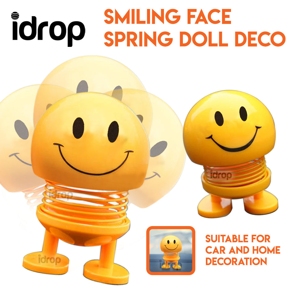 smiling face spring doll