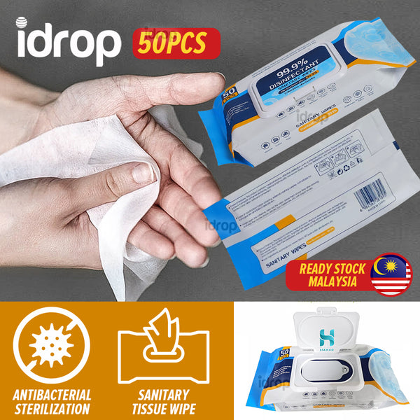 MALAYSIA STOCK-30Wipes Mirror Wipes Window Wipes Glass Wipes Car Window  Wipes / Pengelap Cermin Pengelap Tingkap Kereta