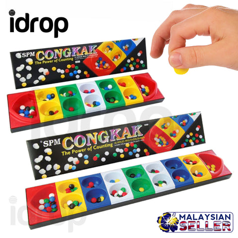 idrop CONGKAK 12 Holes Junior / 16 Holes Standard [ SPM GAMES ] SPM105 / SPM107