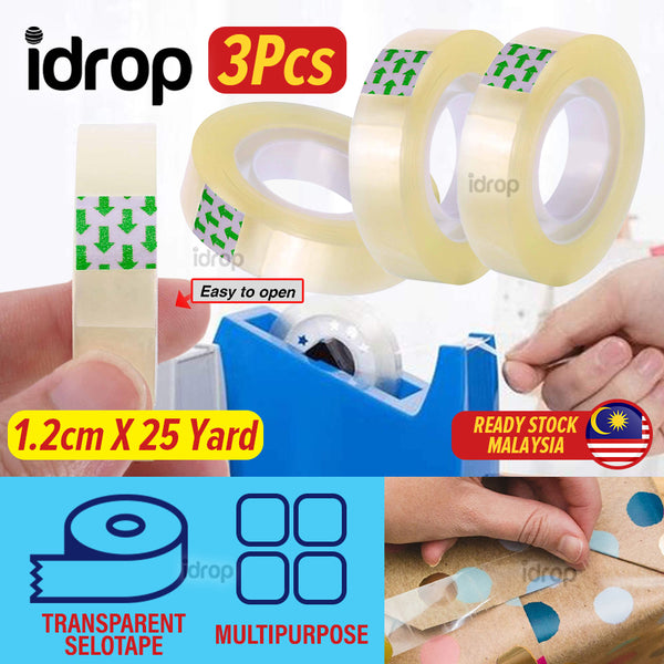 Transparent Clear Opp Packaging Masking Tape (40yards/36meter). Pita  Pelekat