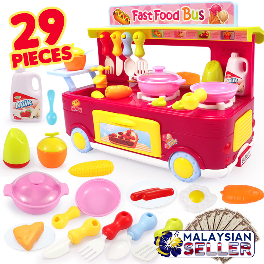 fast food bus toy