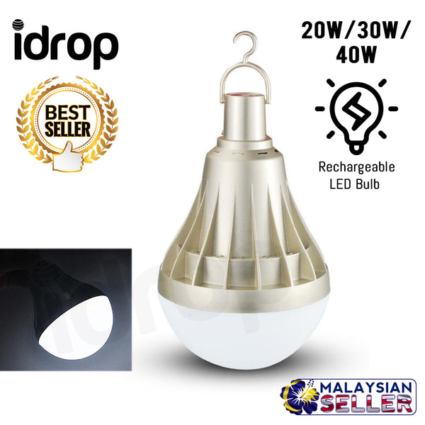 idrop E27 Light Lightbulb Bright Folding 6500K UFO 40W LED Football