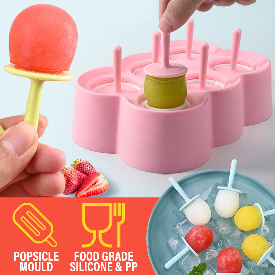 Idrop 6 Slot Rectangular Mini Popsicle Mould Acuan Aiskrim Mini Idrop