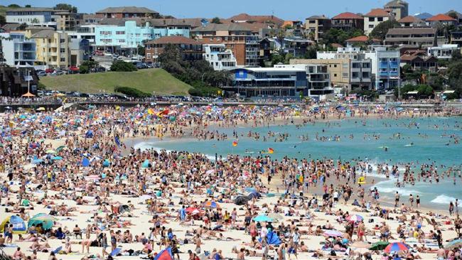 Australia Day at Bondi Beach, 2021