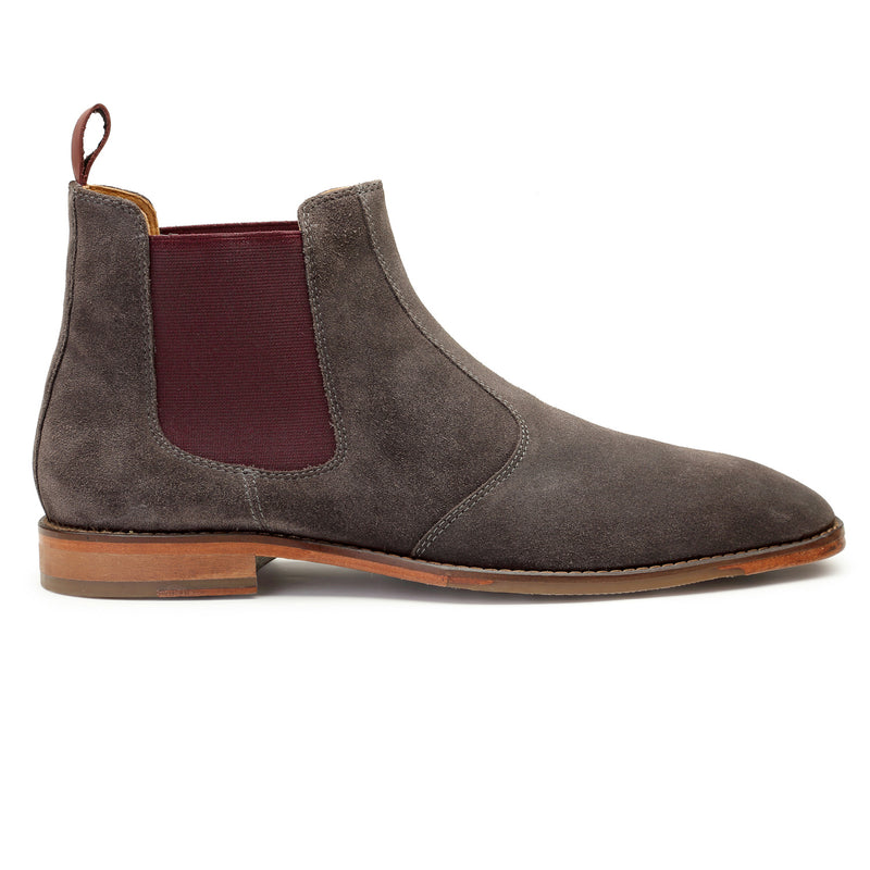 Churchillshoes: Grey Chelsea Boot leather shoes online - Men formal ...