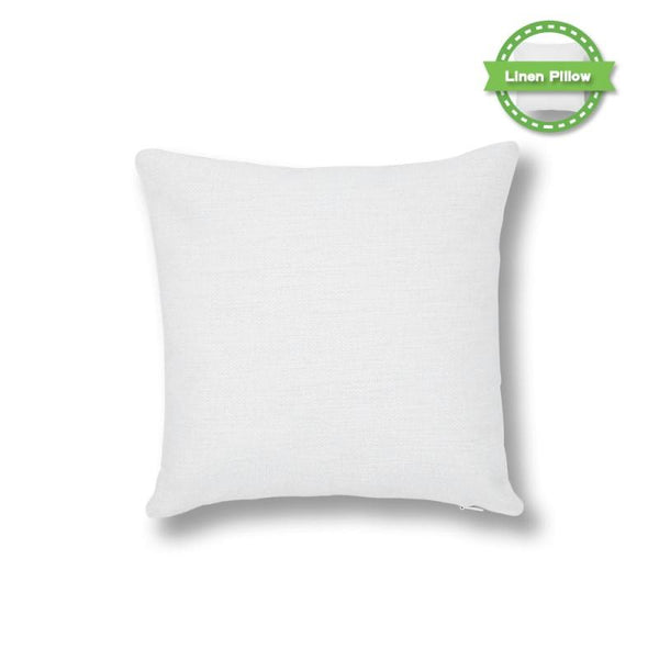 50pcs/pack Sublimation Blank Linen Pillowcase 45cmx45cm Sublimation Pillow  Case Cushion Cover Throw Pillow Covers for DTF Print