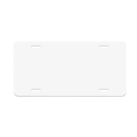 empty license plate template