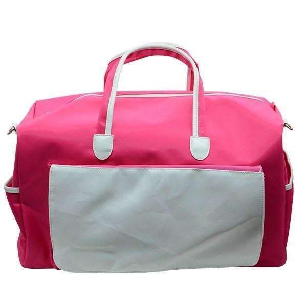 Pink sublimation gym bag