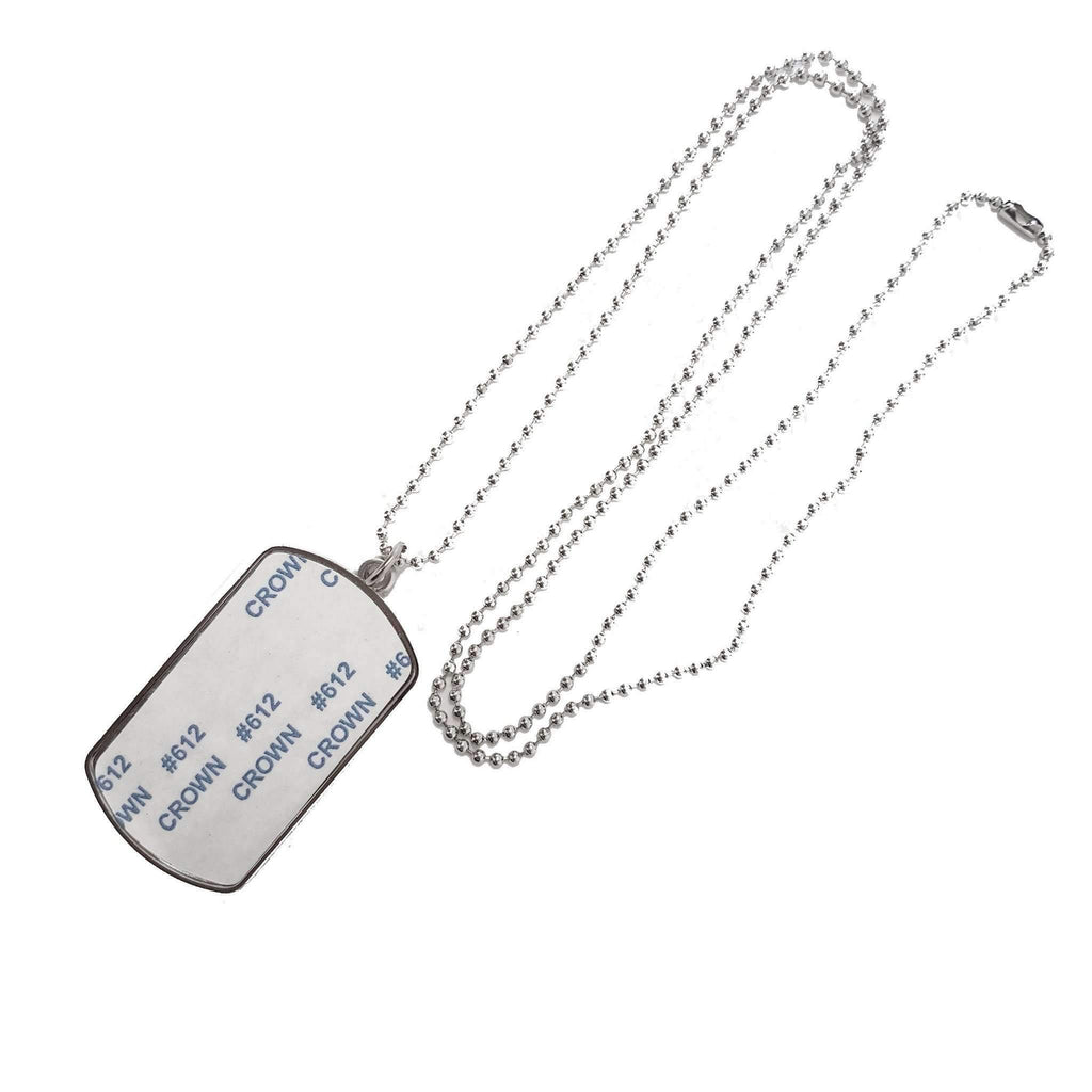 Dog tag template for sublimation printing