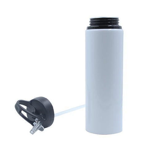 straw bottle water 600ml sublimation aluminium