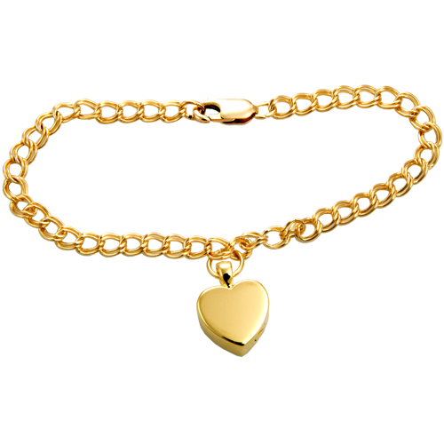 Gold Fill Double Link Bracelet Cremation Jewelry — Afterlife Essentials