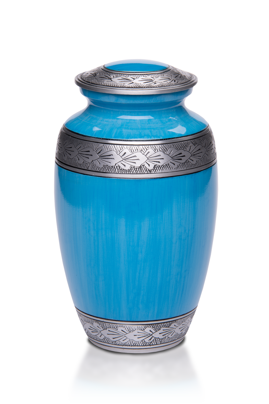Alloy In Beautiful Blue Adult 200 Cu In Cremation Urn — Afterlife Essentials 