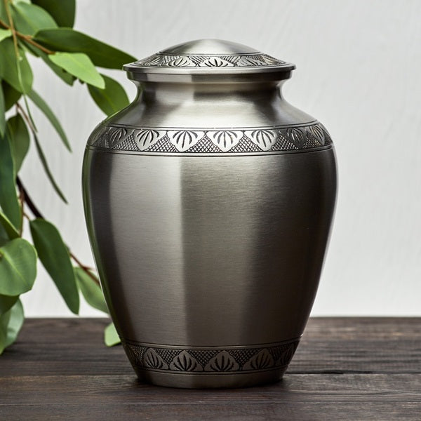 Athena Elite Pewter Large/Adult Cremation Urn — Afterlife Essentials