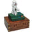 Poodle White with Sport Cut Pet Wood Cremation Urn-Cremation Urns-New Memorials-Afterlife Essentials
