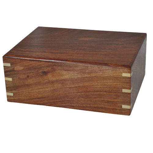 Perfect Simple Wood Box Cat Pet 87 cu in Cremation Urn — Afterlife ...