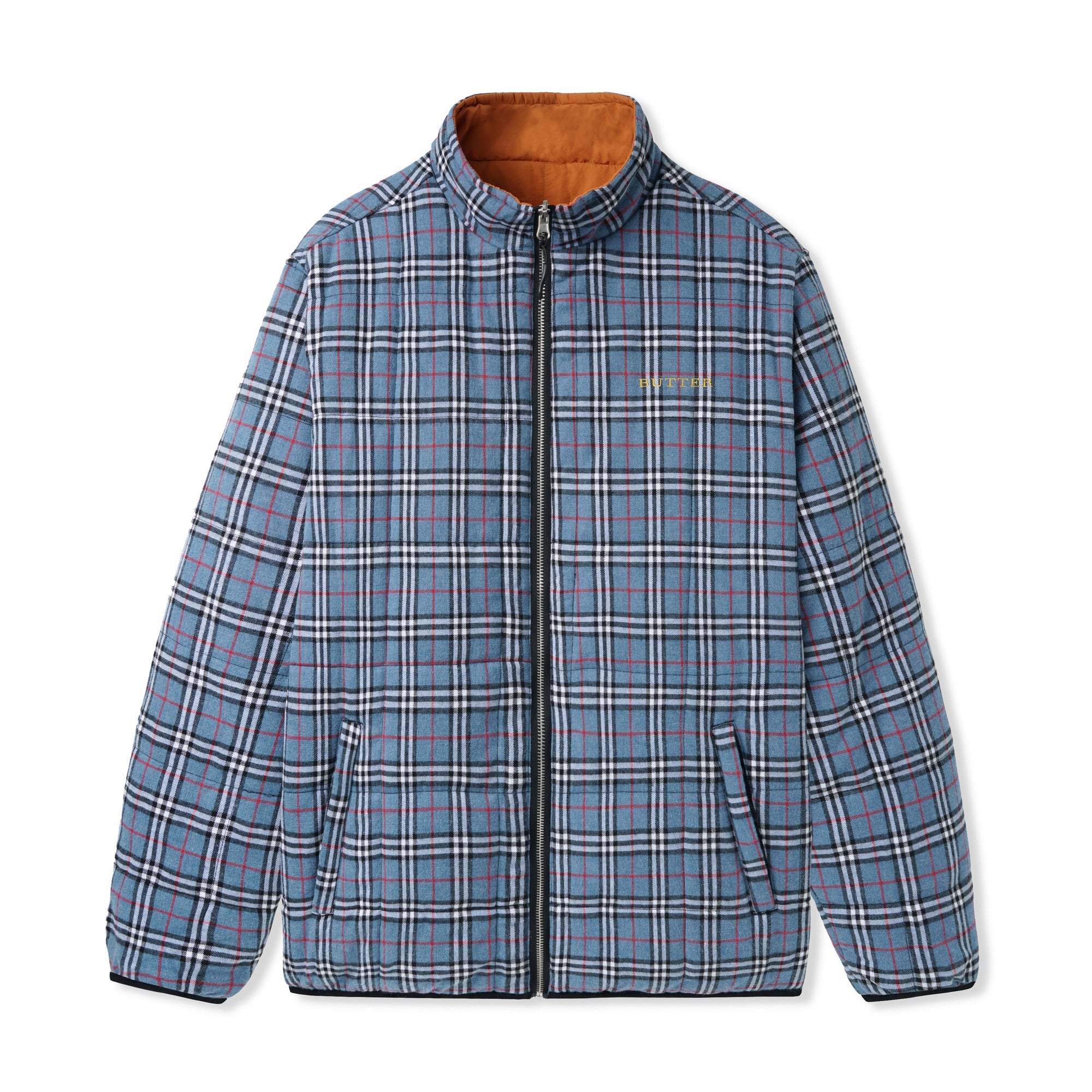 Plaid Reversible Puffer Jacket – Butter Goods