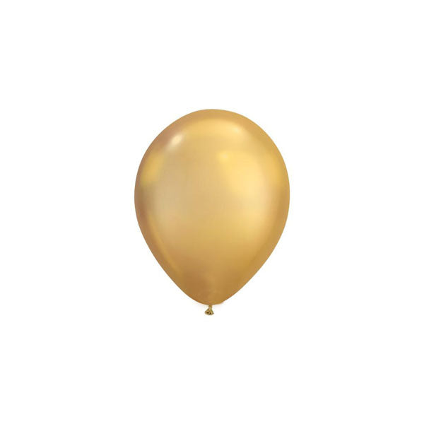 mini gold balloons