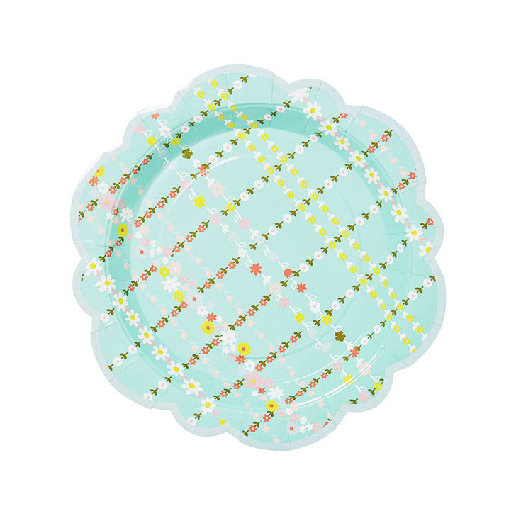 patterned paper plates