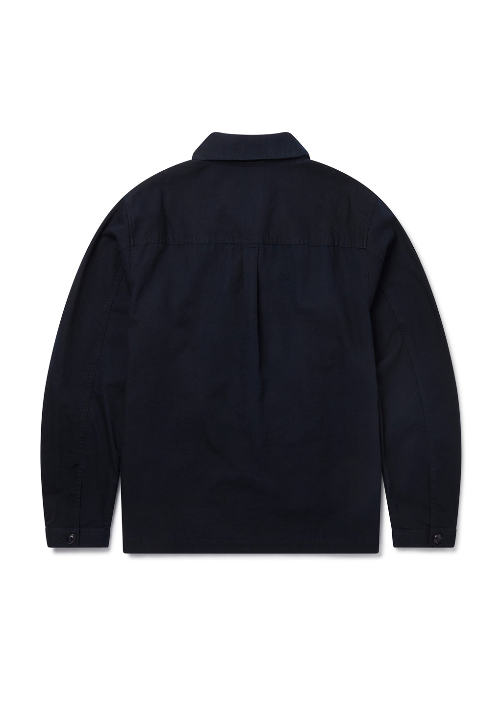 Sanded Canvas Work Shirt in Navy | albam Clothing