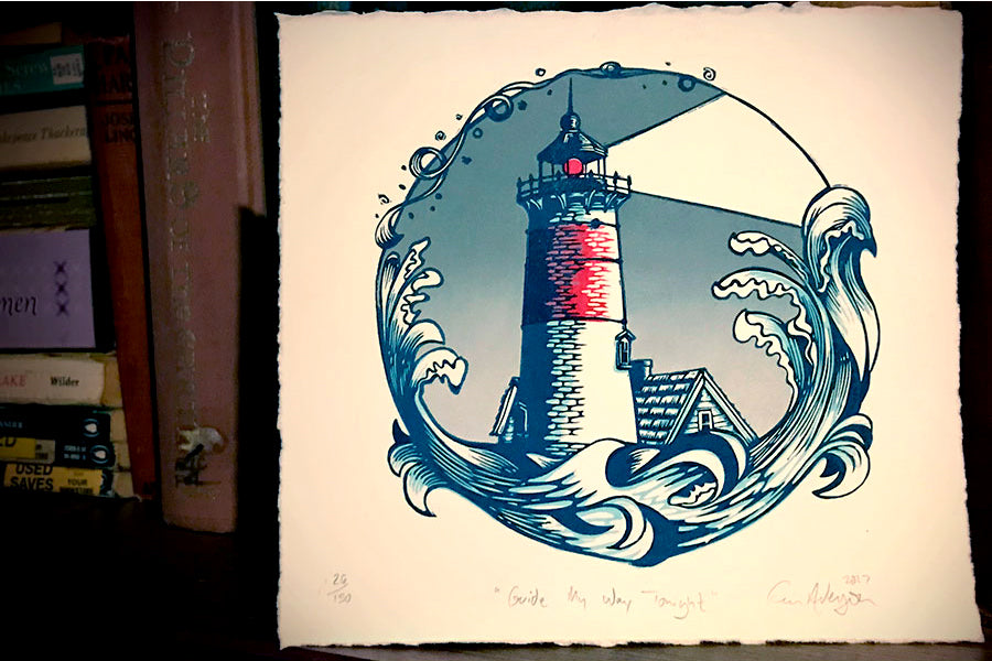 Final Lighthouse - Paprika Press Printshop