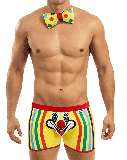 CANDYMAN 99072 Clown Costume Outfit Long Boxer. Multi-colored