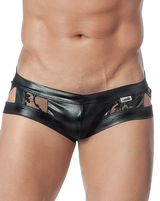 CANDYMAN 99192 Lace Romance Briefs Black