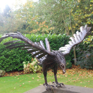 Eagle Recycled Steel Sculpture