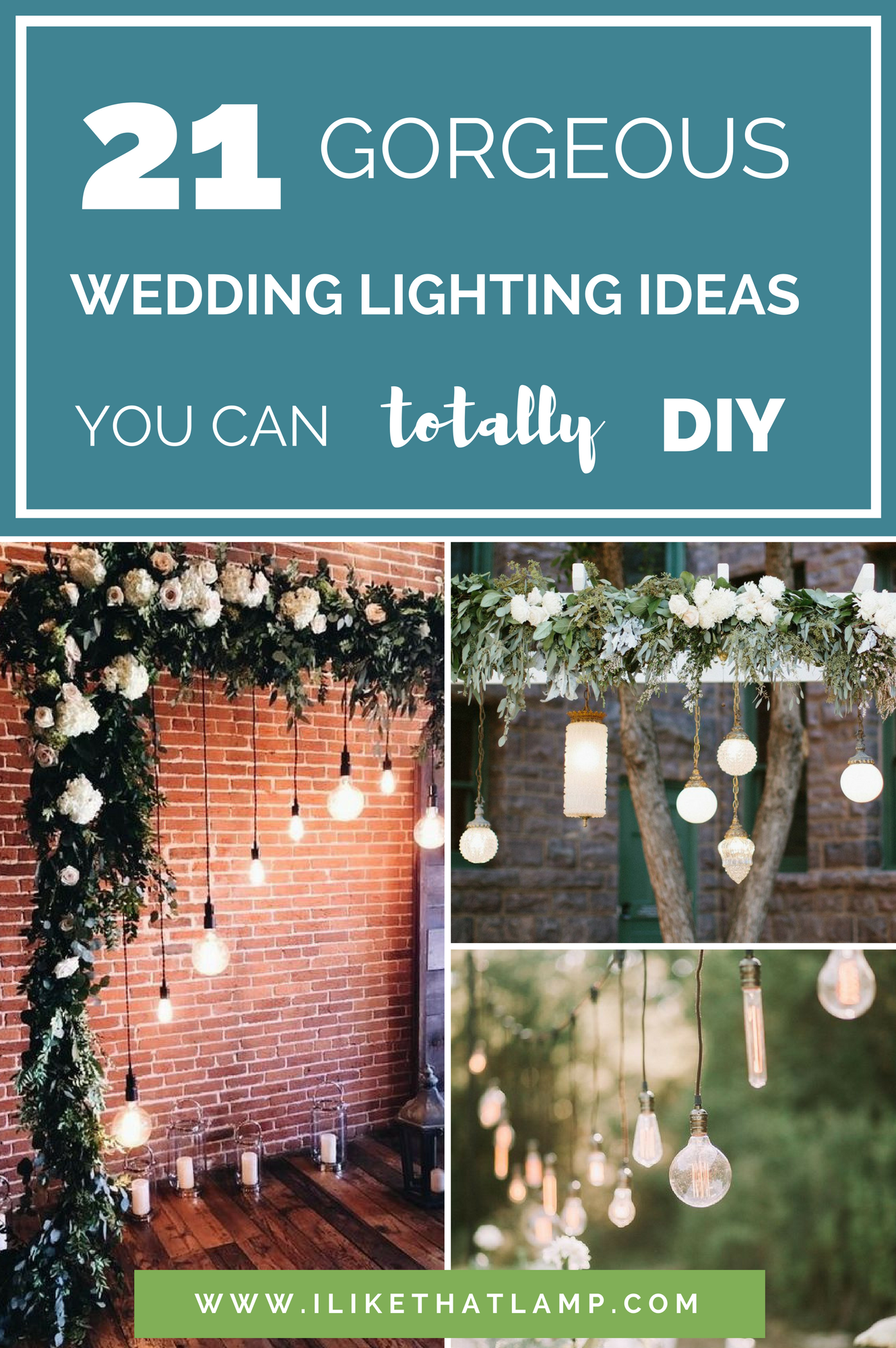 21 Stunning Examples of Wedding Lighting Decor That You Can picture