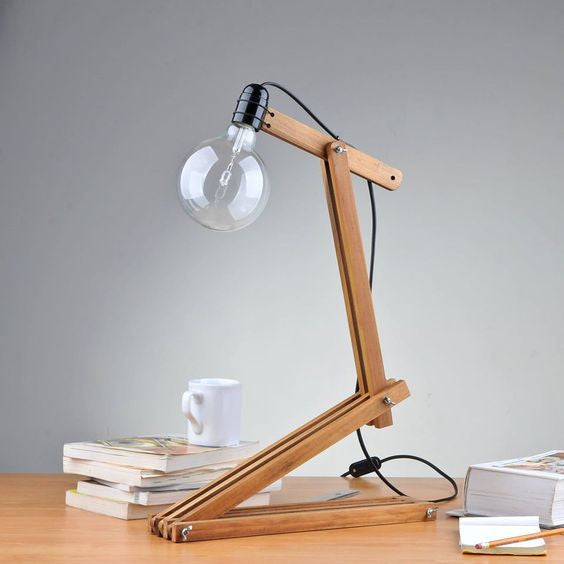 Featured image of post Simple Wooden Table Lamp : You can also buy table lamps from classique that have many designs with them.they mostly have a wooden body.