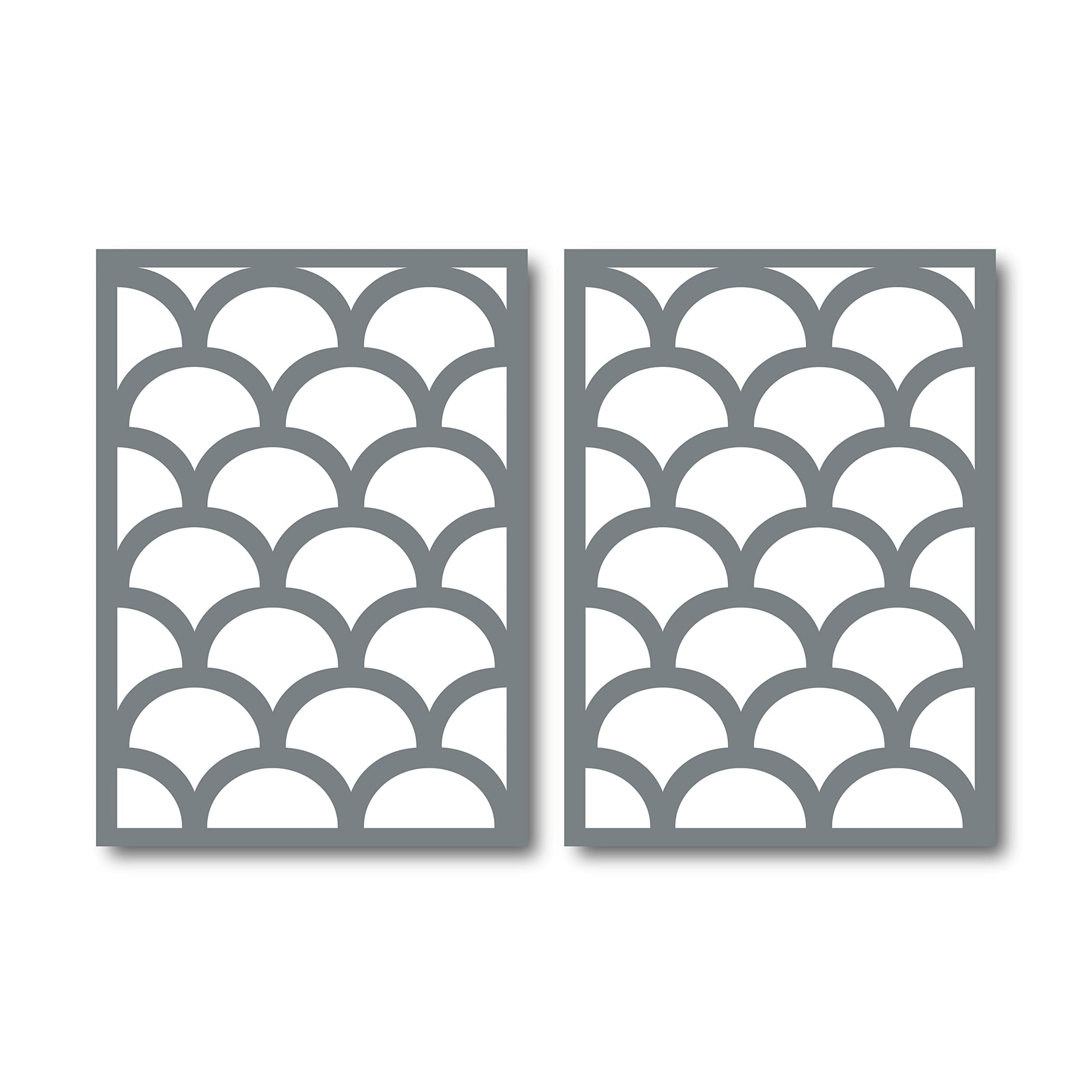 Brick Herringbone Stencil Set - Includes 2 Identical Herringbone Brick Stencils for Painting Walls, Floors & Other DIY Projects - Herringbone Pattern