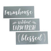 How To Make Farmhouse Style Chalkboard Signs Using Stencils Makely