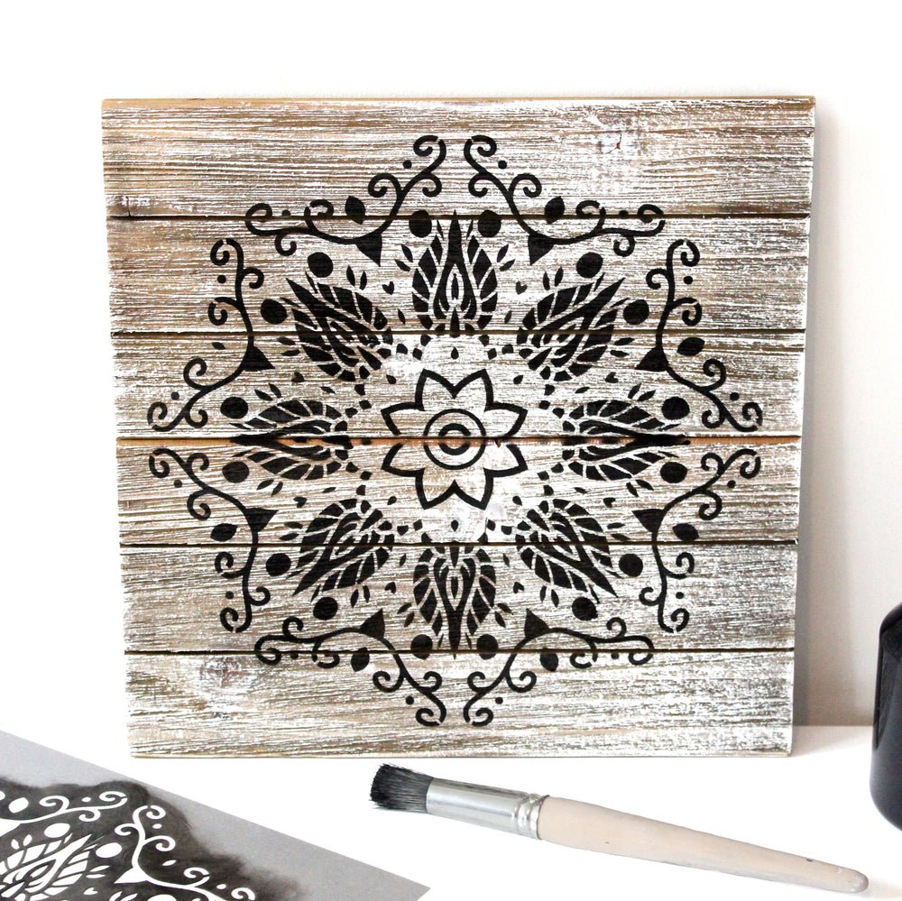 mandala stencils makely