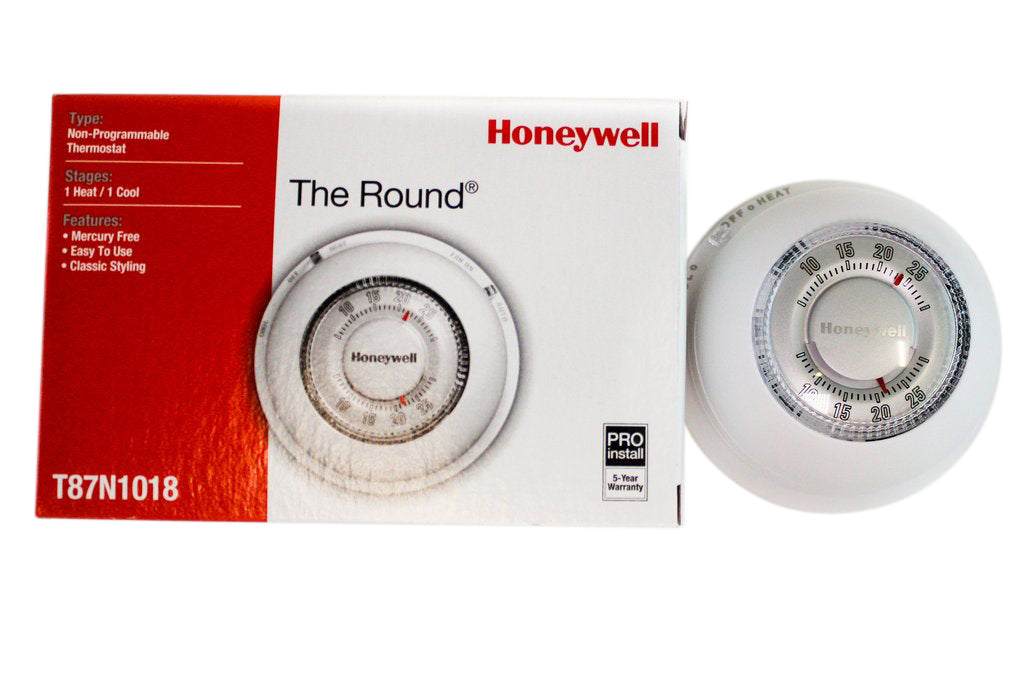 Honeywell Manual Round-Face Mechanical Thermostat - 24 VAC – Unilux VFC