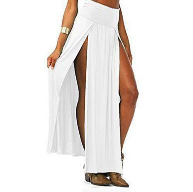 Buy Open Front Maxi Skirt Online | Cheap Girls Rave Outfits | NuLights ...