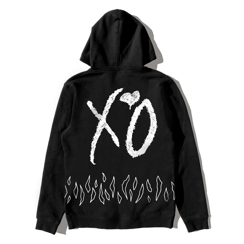 black xo hoodie